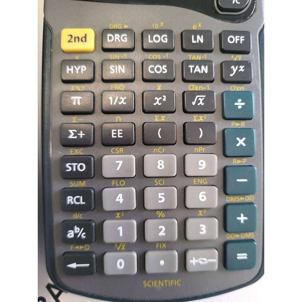 Texas Instruments TI-30Xa Solar Math Angles Statistics Trig Calculator - Picture 4 of 5
